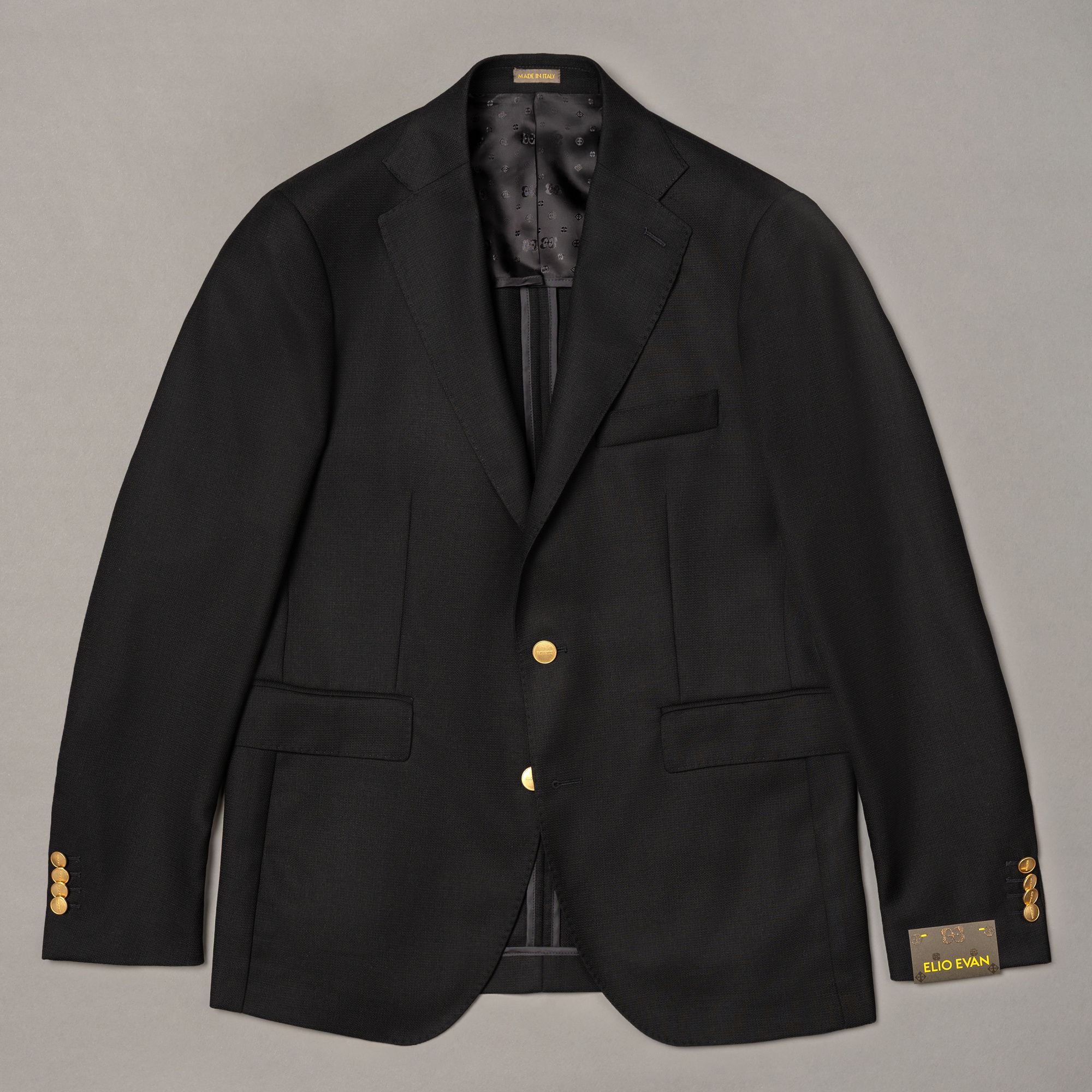 Gold-Button Blazer