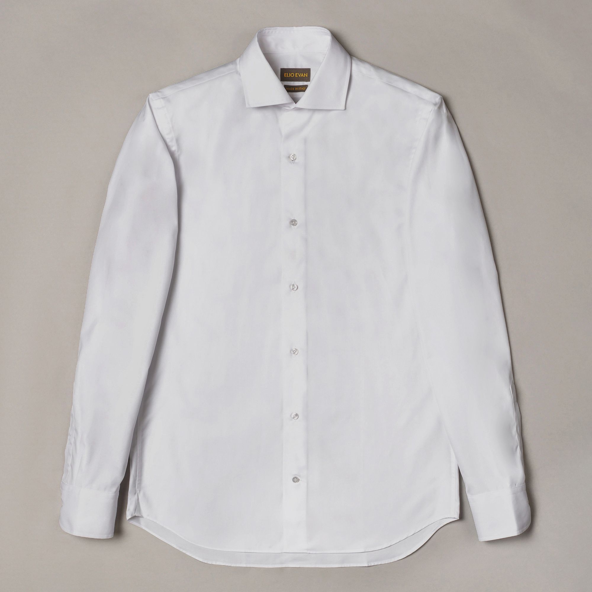 Semi-Spread Cotton Shirt