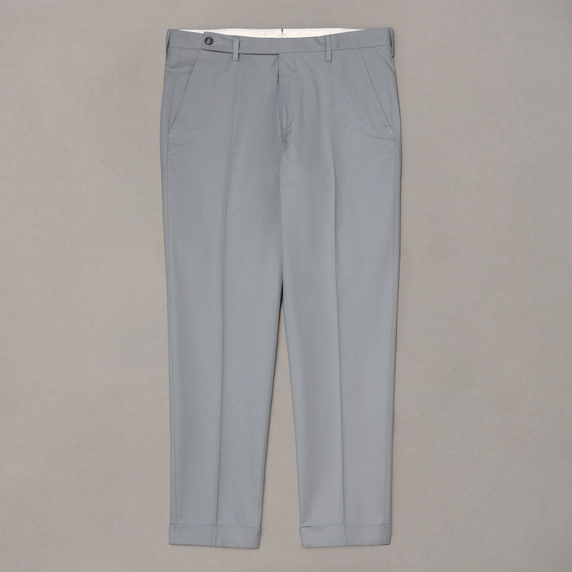 Cuffed Grey Trousers