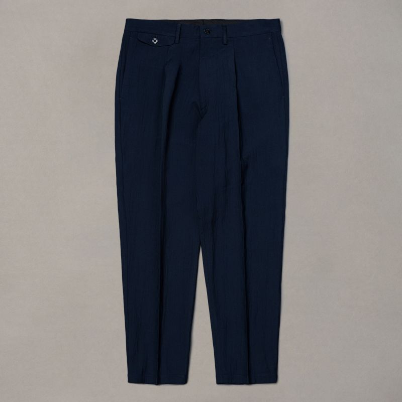 Blue Wool Trousers