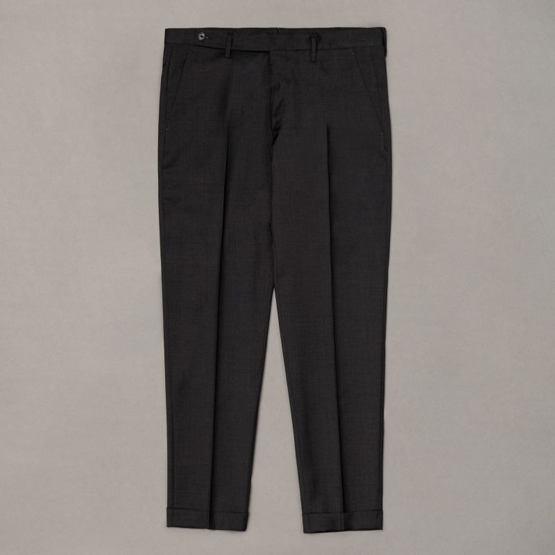 Cuffed Wool Trousers
